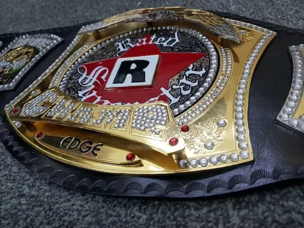 Edge Rated R Spinner Heavyweight Championship belt Replica