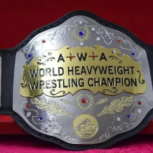 AWA World Heavyweight Wrestling Champion Title Belt 2mm Brass