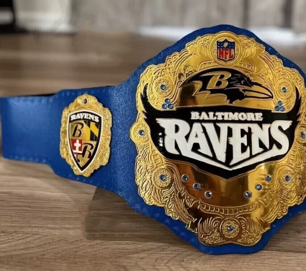 Baltimore Ravens NFL Championship Wrestling Belt