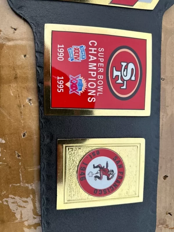 San Francisco 49ers SF Superbowl Championship Belt