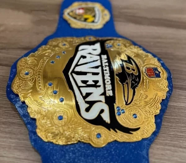Baltimore Ravens NFL Championship Wrestling Belt