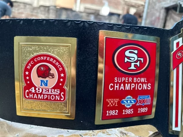 San Francisco 49ers SF Superbowl Championship Belt