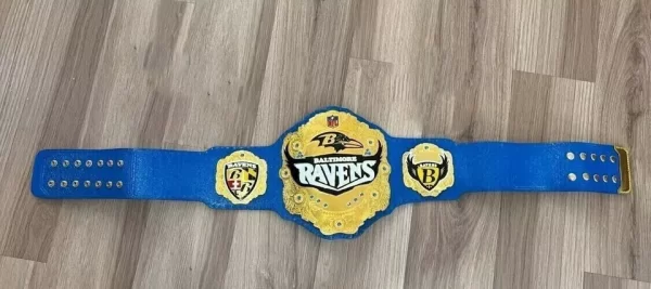 Baltimore Ravens NFL Championship Wrestling Belt