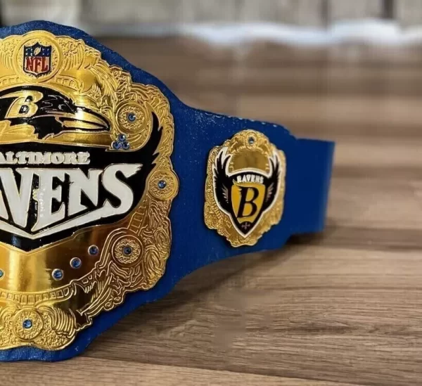 Baltimore Ravens NFL Championship Wrestling Belt