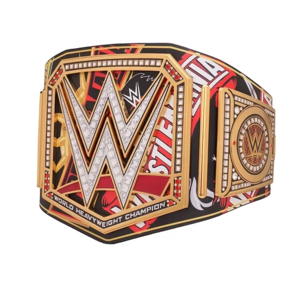 Modern Era 40 Years Of WrestleMania Championship Replica Title Belt