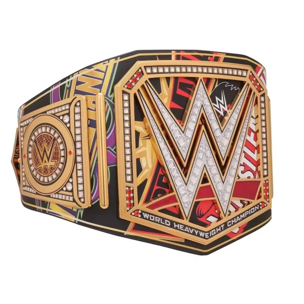 Modern Era 40 Years Of WrestleMania Championship Replica Title Belt