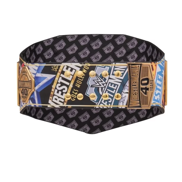 Modern Era 40 Years Of WrestleMania Championship Replica Title Belt