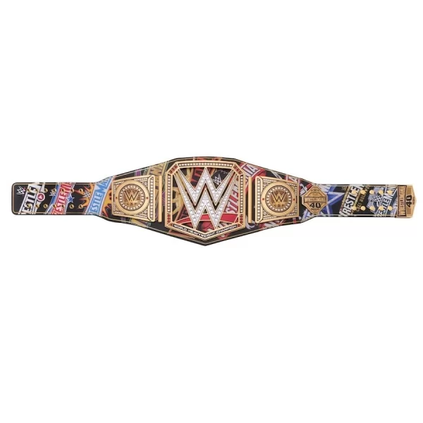 Modern Era 40 Years Of WrestleMania Championship Replica Title Belt