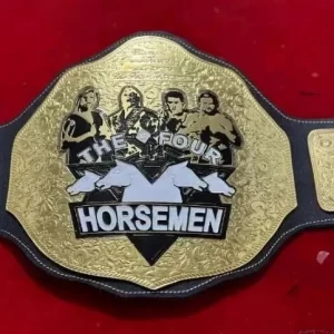The Four Horsemen Wrestling Championship Leather Belt Thick Plated