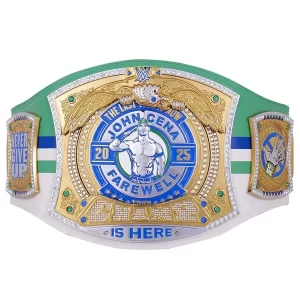 John Cena Farewell Tour 2025 Spinner Championship Replica Title Belt
