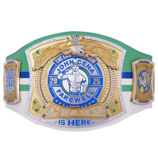 John Cena Farewell Tour 2025 Spinner Championship Replica Title Belt