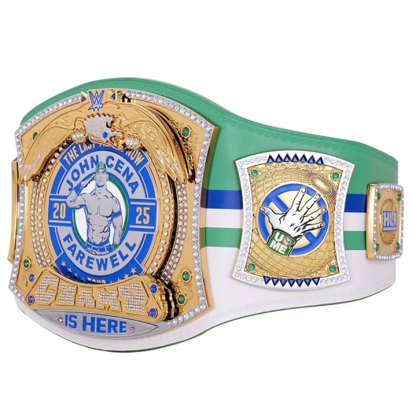 John Cena Farewell Tour 2025 Spinner Championship Replica Title Belt