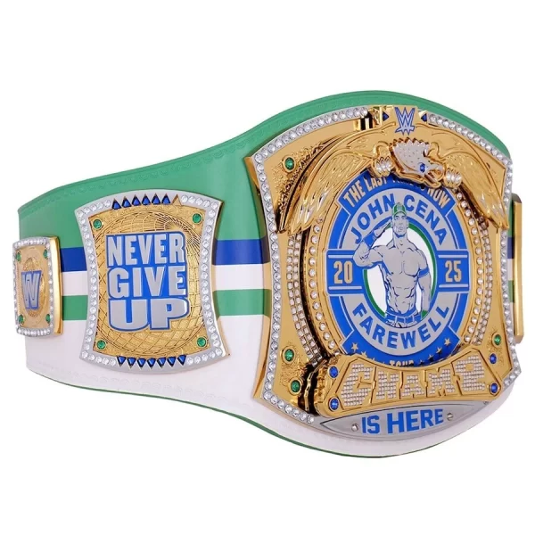 John Cena Farewell Tour 2025 Spinner Championship Replica Title Belt