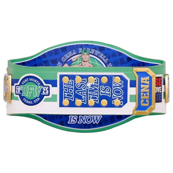 John Cena Farewell Tour 2025 Spinner Championship Replica Title Belt