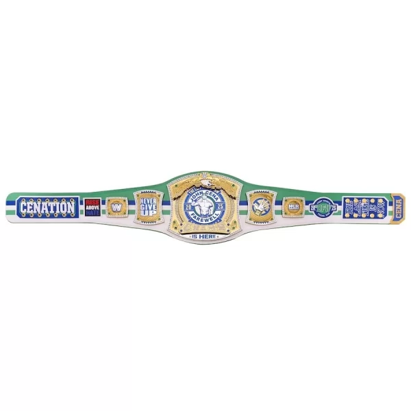 John Cena Farewell Tour 2025 Spinner Championship Replica Title Belt