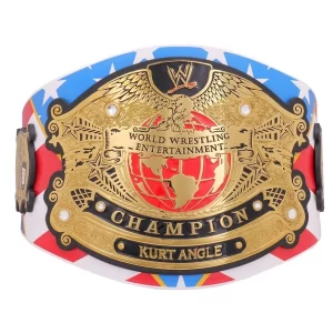 Kurt Angle Signature Series Wrestling Championship Replica Title Belt