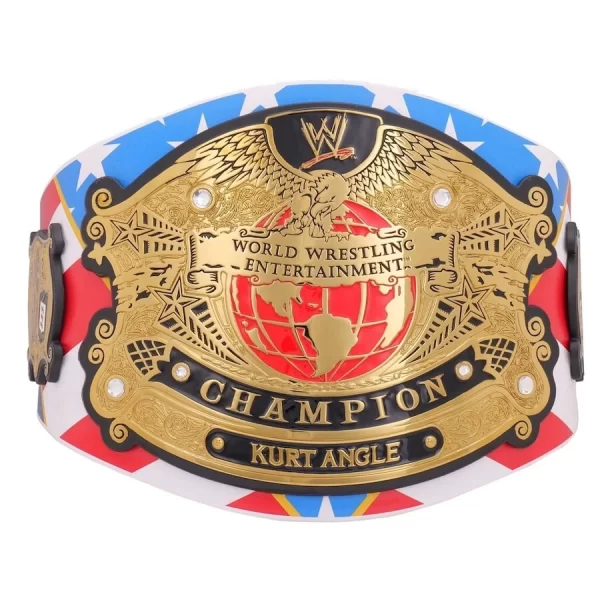 Kurt Angle Signature Series Wrestling Championship Replica Title Belt