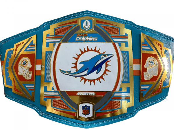 Miami Dolphins Championship customized belt