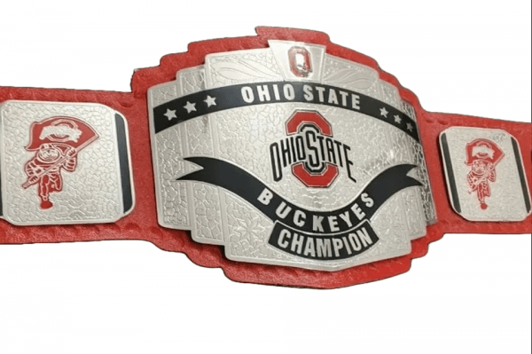 New Ohio State Buckeyes wrestling championship title belt
