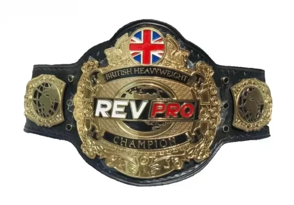 Rev Pro Bristish Heavyweight Wrestling Champions Belt
