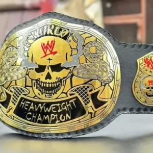 Smoking Skull Wrestling Championship Leather Belt