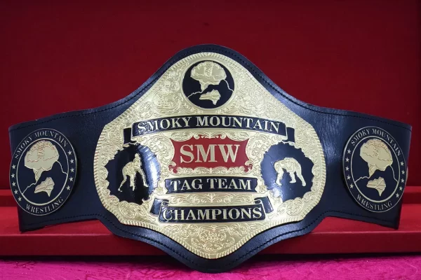 SMW Smoky Mountain Tag Team Championship Belt Brand New Wrestling Title