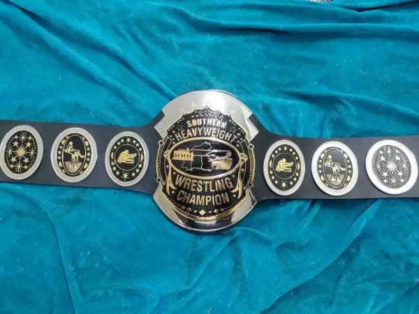 New Awa Southern Heavy weight Wrestling Championship belt