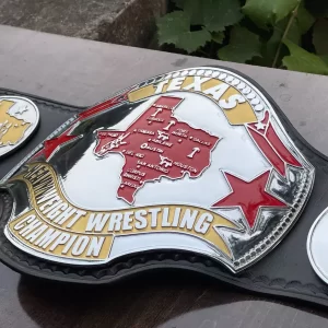 TEXAS Heavyweight Wrestling Championship Belt