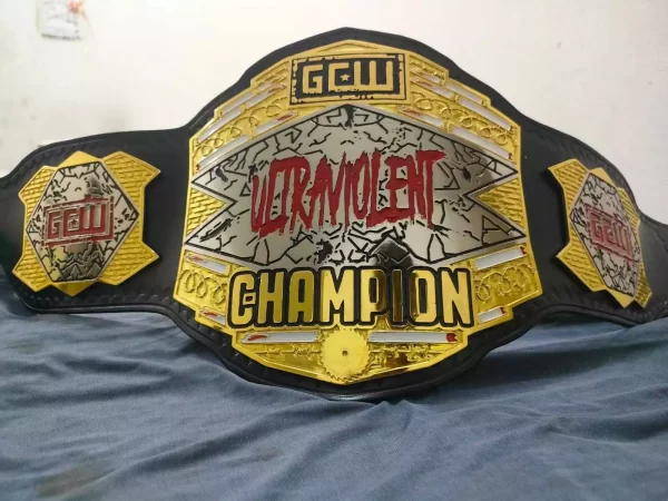 GCW Ultraviolent Championship Leather Belt