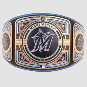 Miami Marlins Belt Championship Belt WWE Legacy Title