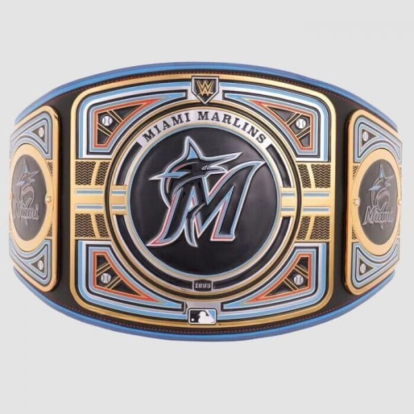 Miami Marlins Belt Championship Belt WWE Legacy Title