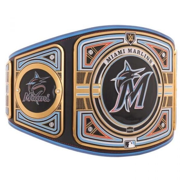 Miami Marlins Belt Championship Belt WWE Legacy Title