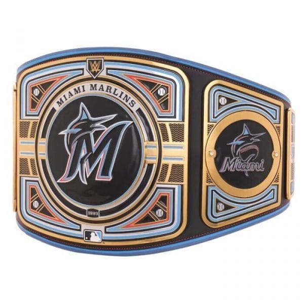 Miami Marlins Belt Championship Belt WWE Legacy Title