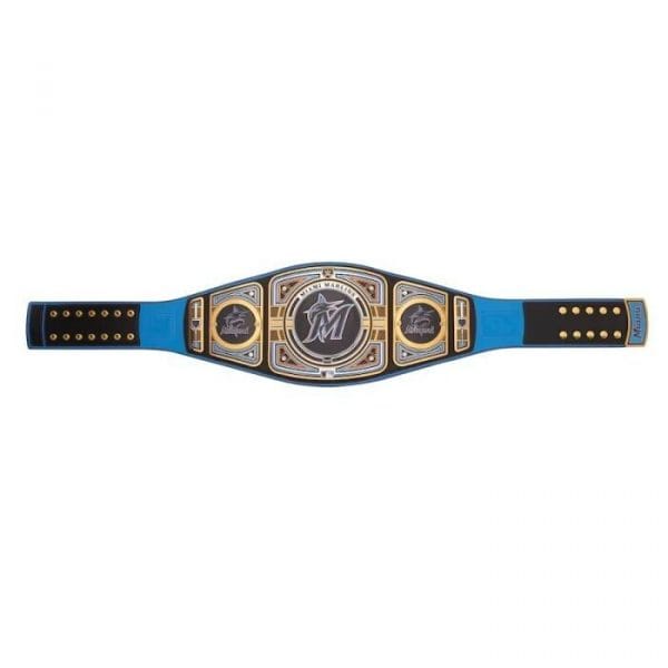 Miami Marlins Belt Championship Belt WWE Legacy Title