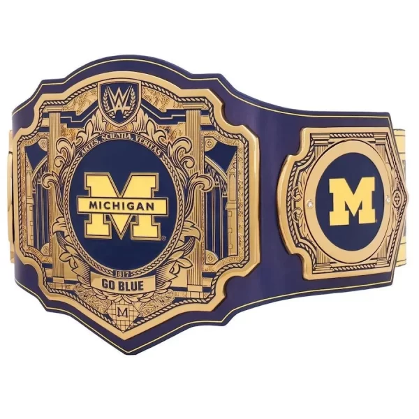Michigan Wolverines Championship Belt WWE Legacy Title - Image 5