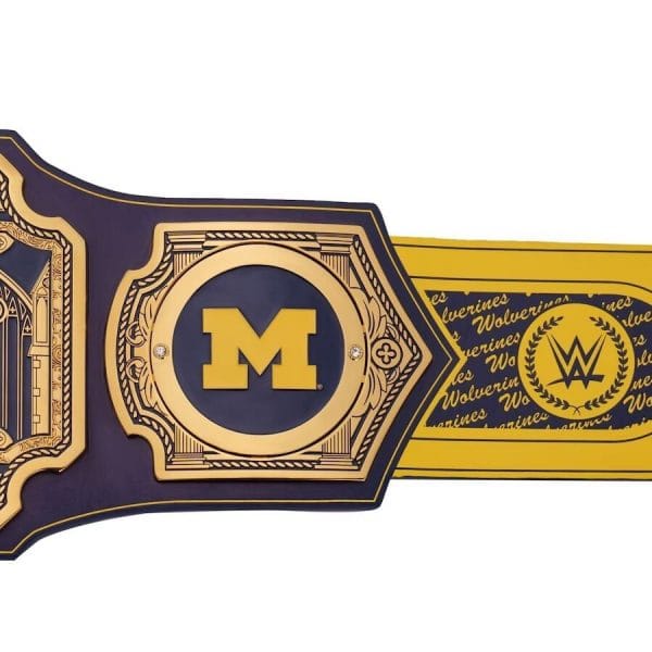 Michigan Wolverines Championship Belt WWE Legacy Title - Image 3