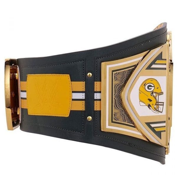GREEN BAY PACKERS BELT WWE LEGACY TITLE - Image 5