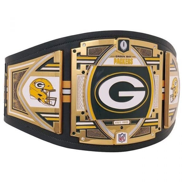 GREEN BAY PACKERS BELT WWE LEGACY TITLE - Image 4