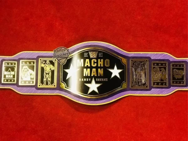 New The Macho Man Randy Savage Championship Wrestling Belt