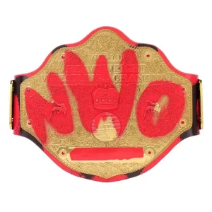 nWo Wolfpac Signature Series Wrestling Championship Replica Title Belt