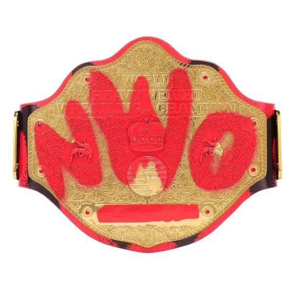 nWo Wolfpac Signature Series Wrestling Championship Replica Title Belt