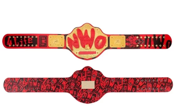 nWo Wolfpac Signature Series Wrestling Championship Replica Title Belt