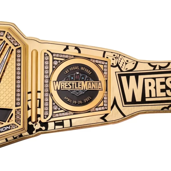 2025 Wrestle Mania 41 LosVegas Wrestling Championship Replica Title Belt