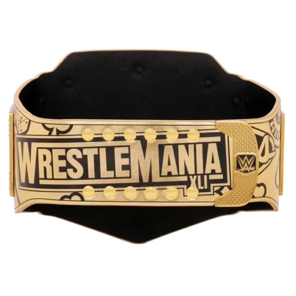 2025 Wrestle Mania 41 LosVegas Wrestling Championship Replica Title Belt