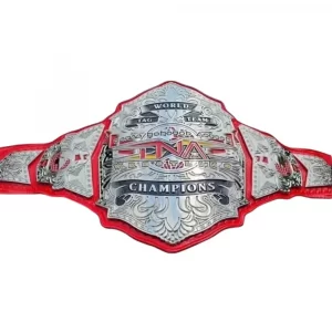 TNA IMPACT WORLD TAG TEAM CHAMPIONSHIP LEATHER BELT
