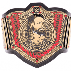 Roman Reigns WWE Autographed Tribal Chief Replica Championship Title Belt