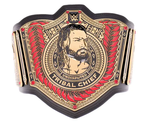Roman Reigns WWE Autographed Tribal Chief Replica Championship Title Belt